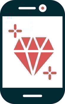 Diamond Vector Icon