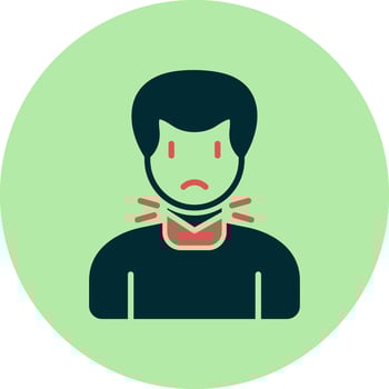 Thyroid Vector Icon