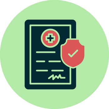 Health Insurance Vector Icon