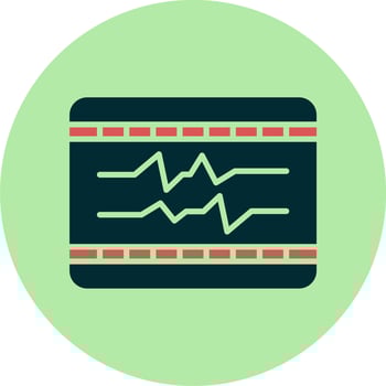 Ecg Vector Icon