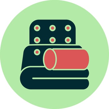 Duvet Vector Icon