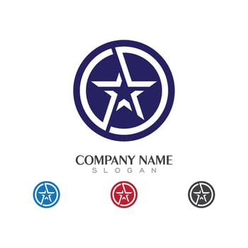 Star icon Template vector