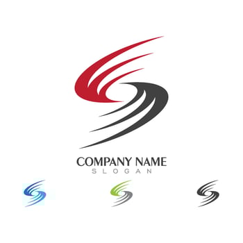 Business corporate S letter logo vector