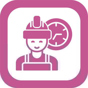 Working Hours Vector Icon