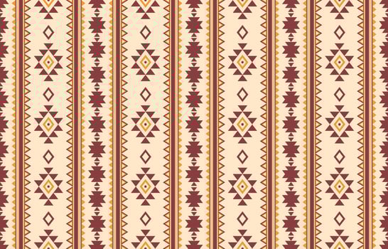 Ethnic abstract ikat art. Aztec ornament print. geometric ethnic pattern seamless  color oriental.  Design for background ,curtain, carpet, wallpaper, clothing, wrapping, Batik, vector illustration.