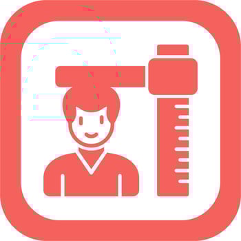 Height Vector Icon