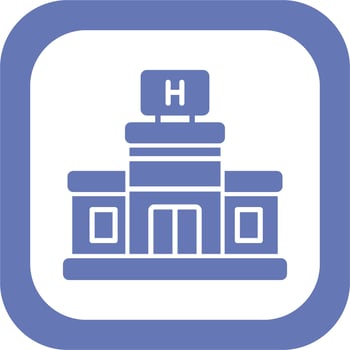 Hospital Vector Icon