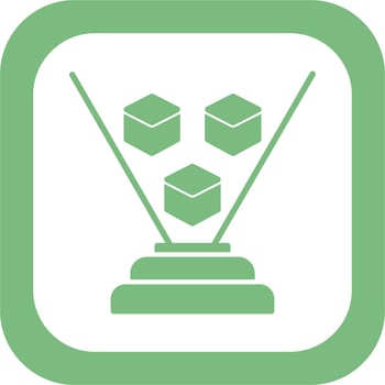 hologram Vector Icon