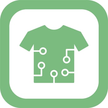 Smart Clothing Vector Icon