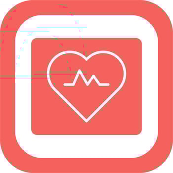 Heart Rate Vector Icon