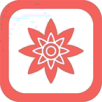 Lotus Flower Vector Icon