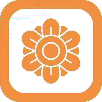 Dahlia Vector Icon