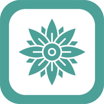 Chrysanthemum Vector Icon