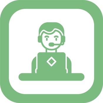 Operator Vector Icon