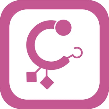 Hoop Earrings Vector Icon