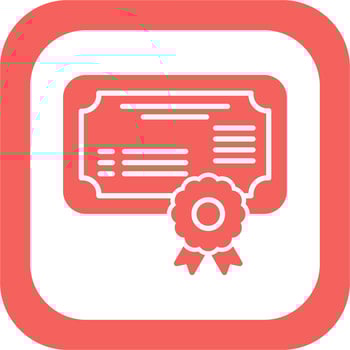 Certificate Vector Icon