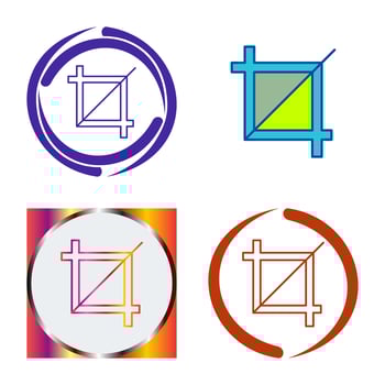 Unique Crop Vector Icon