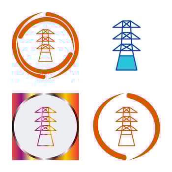 Unique Tower Vector Icon