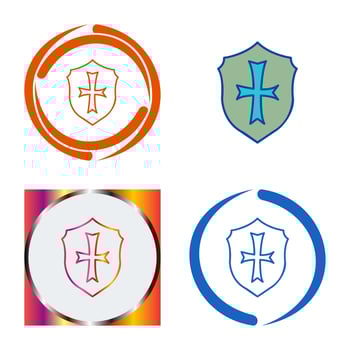 Unique Sheild Vector Icon