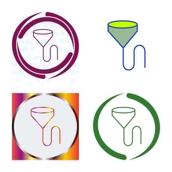 Unique Beer Bong Vector Icon