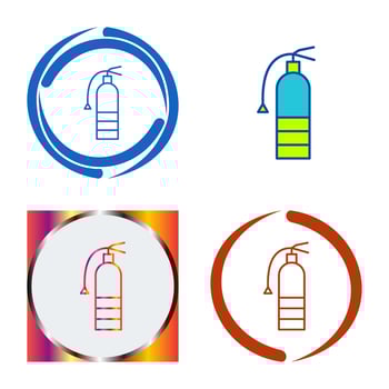 Unique Extinguisher Vector Icon