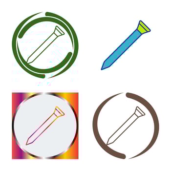 Nail Vector Icon