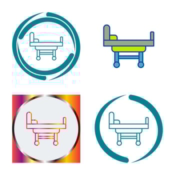 Hospital Bed Vector Icon