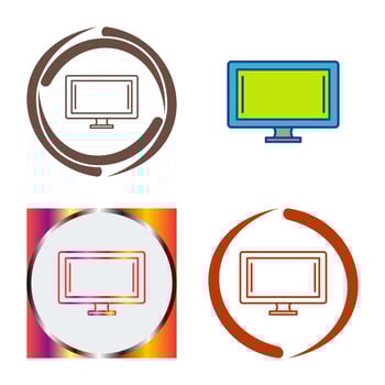 Monitor Vector Icon