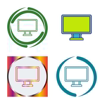 Lcd Vector Icon