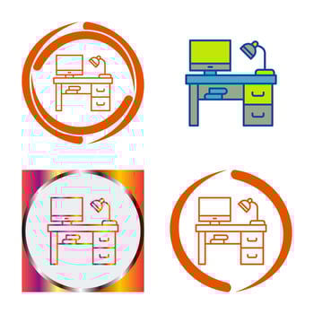 Desk Vector Icon