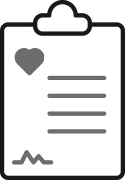 Health Report Vector Icon