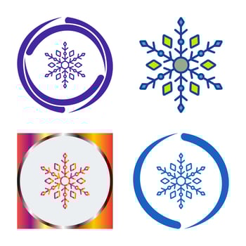 Snow Flake Vector Icon