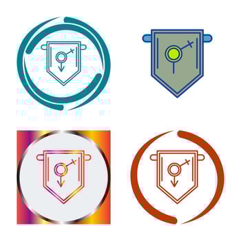 College Fraternity Vector Icon