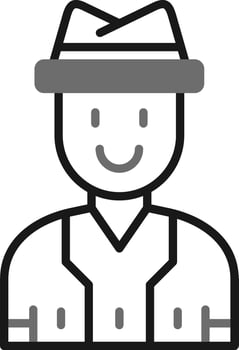 Cowboy Vector Icon