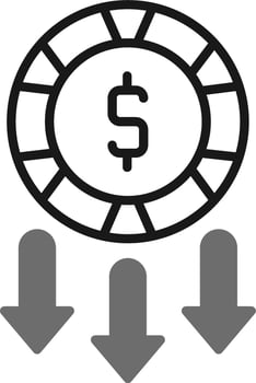 Decrease Vector Icon