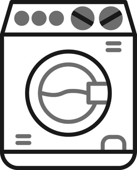 Washing Machine Vector Icon
