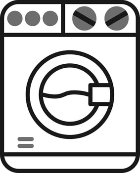 Washing Machine Vector Icon