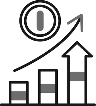 Increase Vector Icon