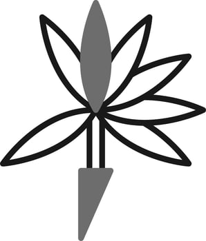Bird Of Paradise Vector Icon