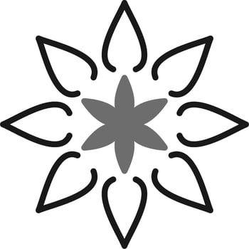 Schefflera Vector Icon