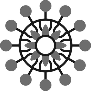 Pincushion Vector Icon