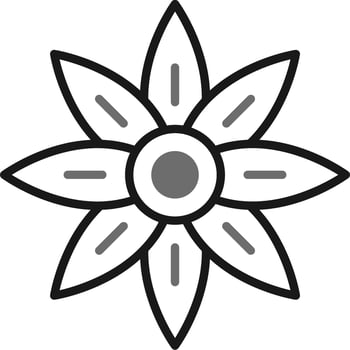 Tiger Lily Vector Icon