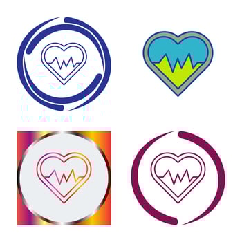 Heart Beat Vector Icon