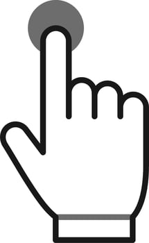 Click Vector Icon