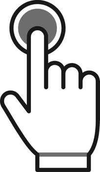 Double Tap Vector Icon