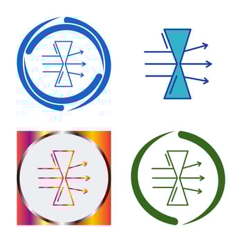 Dispersion Vector Icon