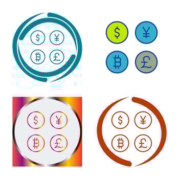 Currency Symbols Vector Icon