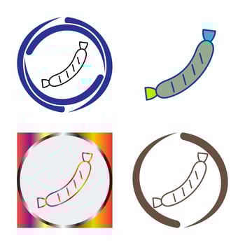 Sausage Vector Icon