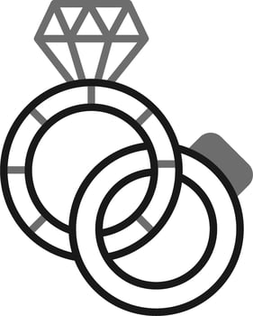Diamond Ring Vector Icon