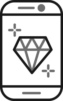 Diamond Vector Icon